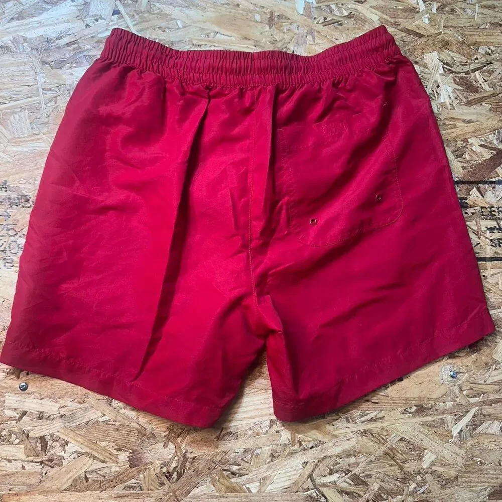 Unbranded Men's Red Swim-briefs-shorts